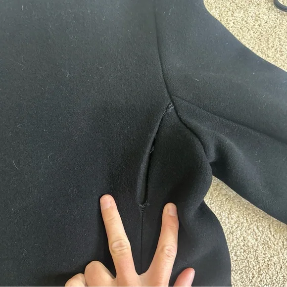 Larry Levine Black Satin-Lined Jacket - Picture 4 of 7